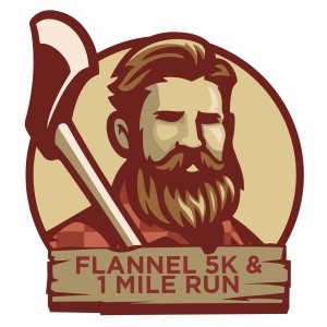 FLANNEL 5K RUN Logo