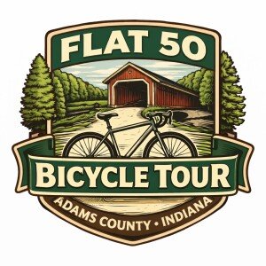 Flat 50 (Adams County, IN) Logo