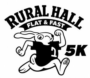 Flat & Fast Rural Hall 5K Logo