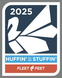 Fleet Feet Huffin' For The Stuffin' 5k Logo