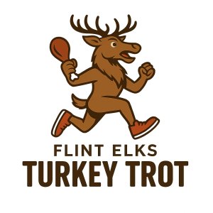 Flint Elks Turkey Trot Logo