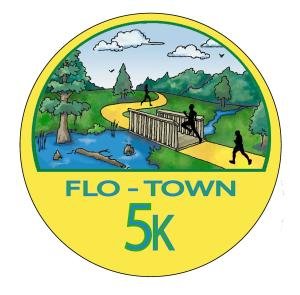 Flo-Town 5K Run/Walk Logo