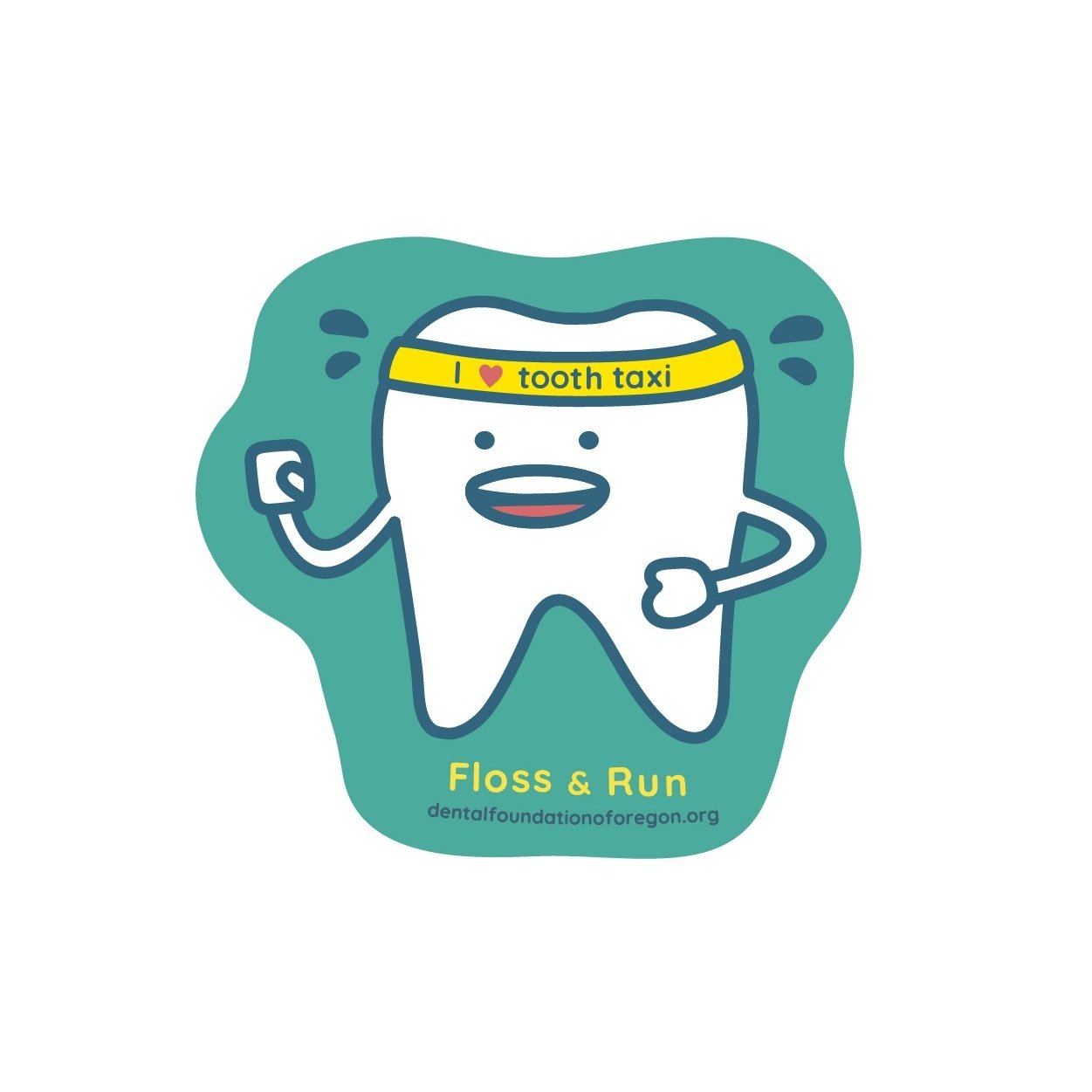 Floss & Run Logo