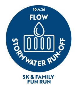 FLOW Stormwater Run-off 5K Logo