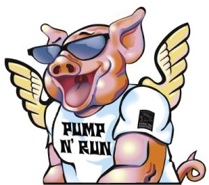Flying Pig Pump and Run Logo