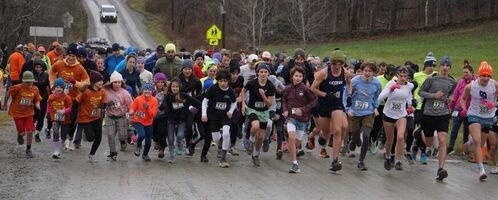 Westford Turkey Trot 2026 - Run for the Rink Logo