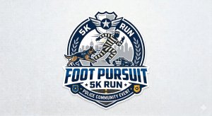Foot Pursuit 5K Run Logo