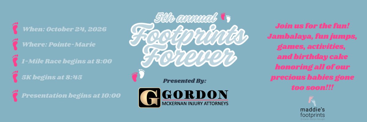 Footprints Forever 5k and 1 Mile Fun Run