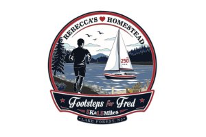 Footsteps for Fred Timed 1.5 & 5K Logo