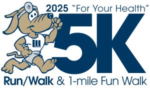 "For Your Health" 5K Run/Walk & 1-mile Fun Walk Logo