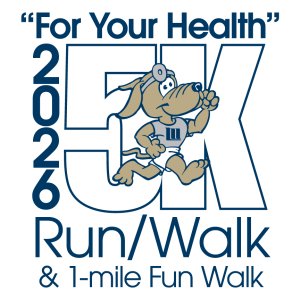 "For Your Health" 5K Run/Walk & 1-mile Fun Walk Logo
