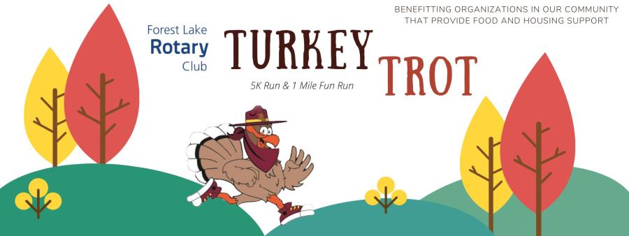 Forest Lake Rotary Turkey Trot Logo