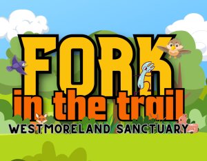 Fork In The Trail 5k Presented By Peace, Love, Trails Logo