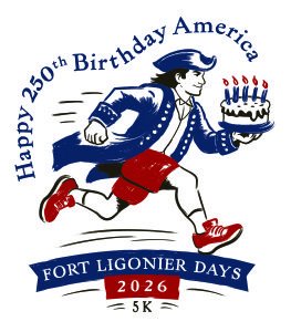 Fort Ligonier Days 5K Logo