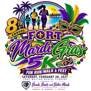 Fort Mardi Gras Fun 5k Run/Walk & Fest Logo