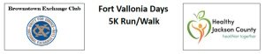 Fort Vallonia Days 5K Run & Walk Logo