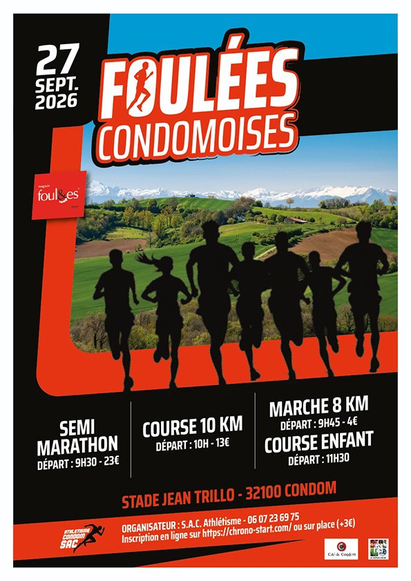 FOULÉES CONDOMOISES Logo