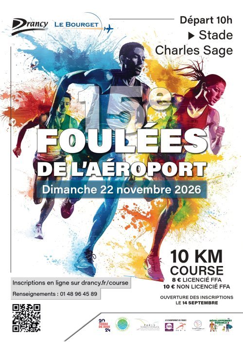 Foulées de l'Aéroport Logo