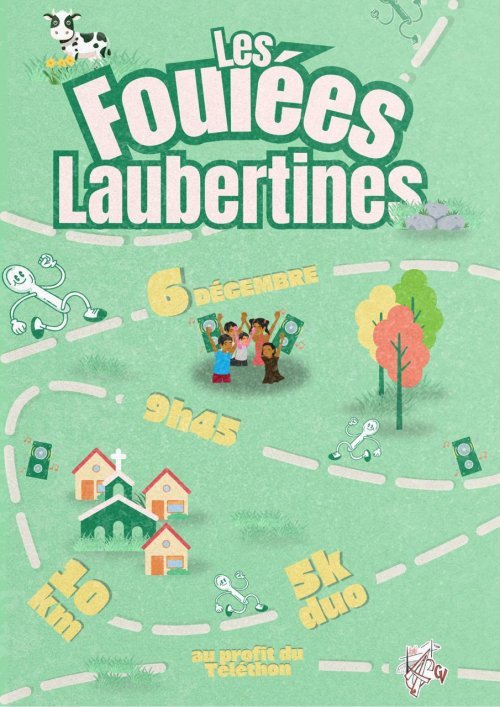 Foulées Laubertines pour le Téléthon