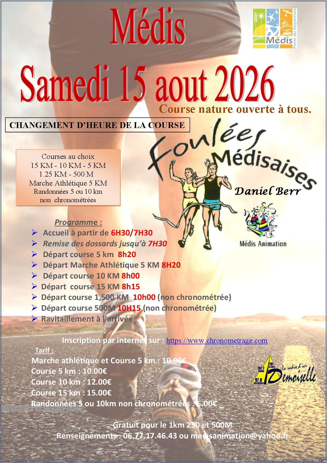 FOULEES MEDISAISES DANIEL BERR 2026