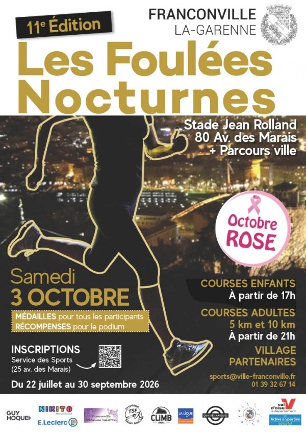Foulées nocturnes de Franconville Logo