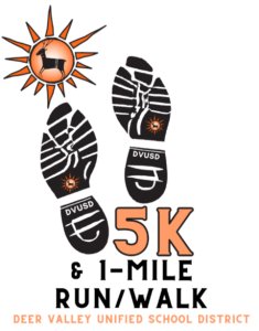 Fourth Annual DVUSD 5k & 1-Mile Run/Walk Logo