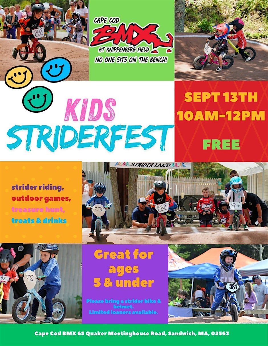 FREE Balance Bike Event at Cape Cod BMX