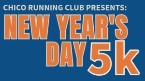 Free New Year's Day 5k by Chico Running Club Logo