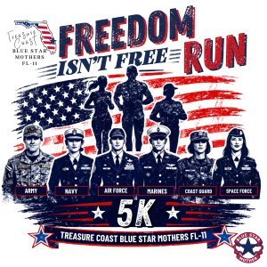 Freedom Isn't Free Run 5K Logo