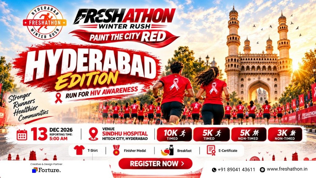 FRESHATHON WINTER RUSH - PAINT THE CITY RED HYDERABAD EDITION