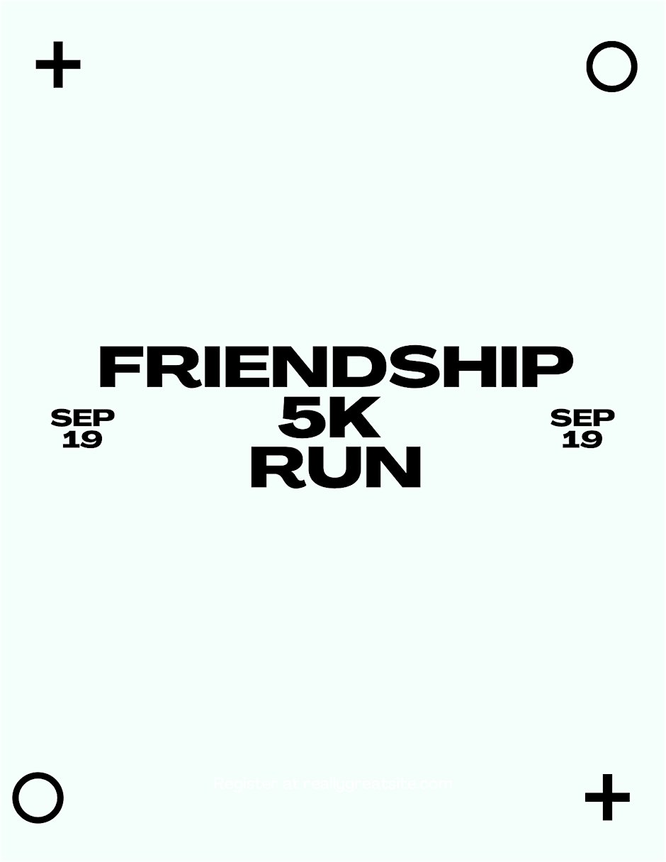 Friendship 5k Run Logo