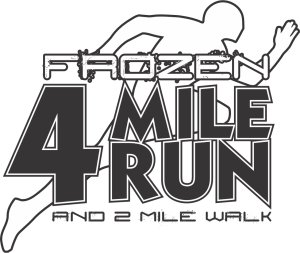 FROZEN 4 Mile Run & 2 Mile Walk Logo