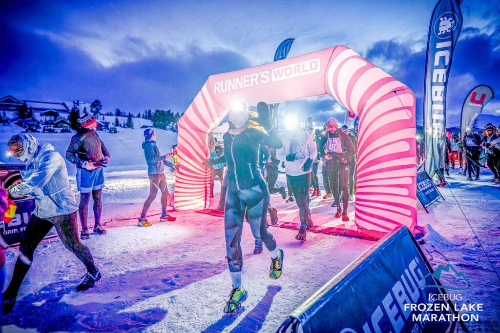 Frozen Lake Marathon Logo