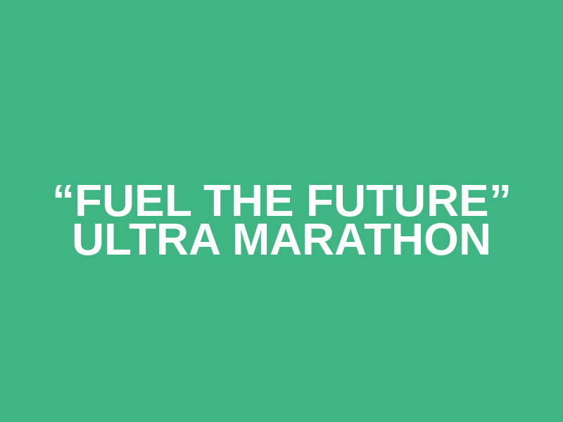 “FUEL THE FUTURE” Ultra Marathon Logo