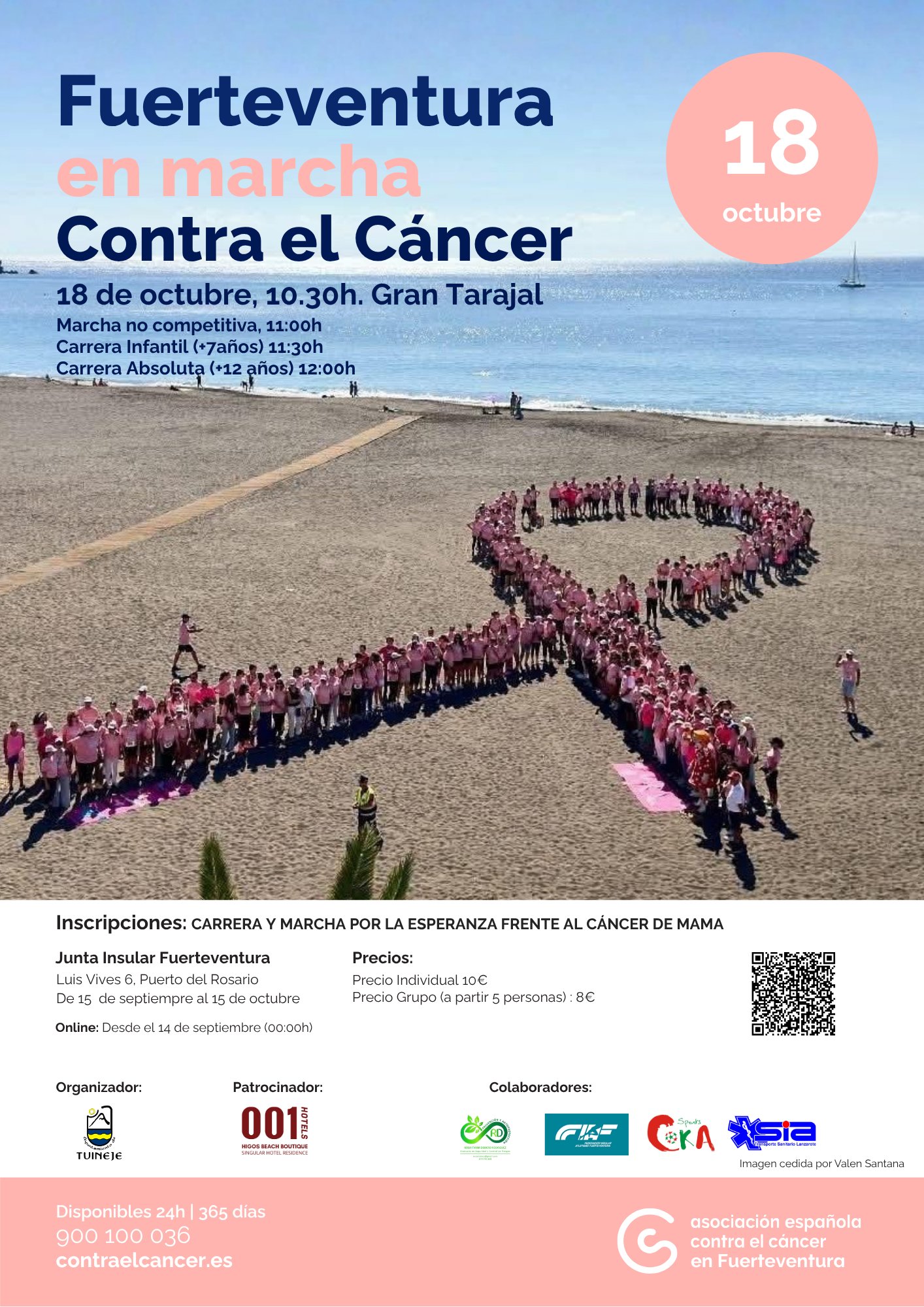 Fuerteventura en marcha contra el cáncer.