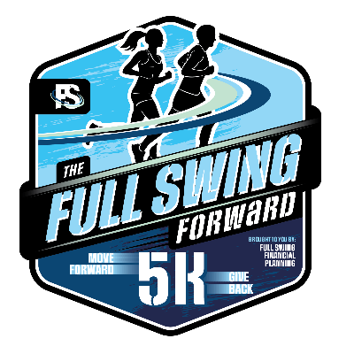 Full Swing Forward 5K & Kids 1K (2026) Logo