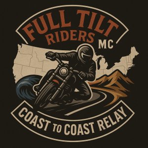 Full Tilt Riders MC National Relay: Riding for a Cure — Coast to Coast for the National MS Society Logo