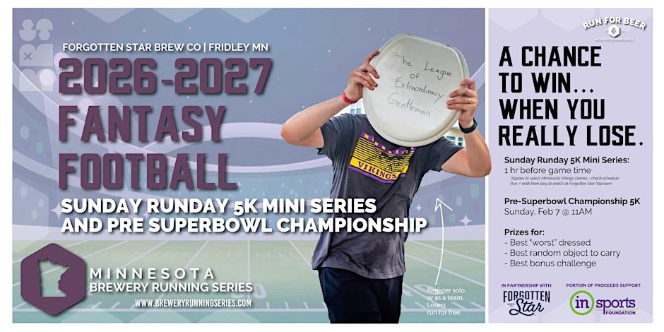 Fun Run Mini Series + Championship 5K | 2026-2027 MN Brewery Run