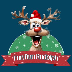 Fun Run Rudolph Logo