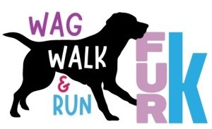 Fur-k Wag, Walk & Run Logo