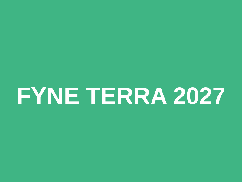 Fyne Terra 2027 Logo