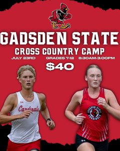 Gadsden State Cross Country Camp Logo