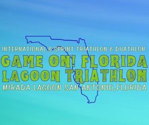 Game On! FLORIDA Lagoon Triathlon Logo