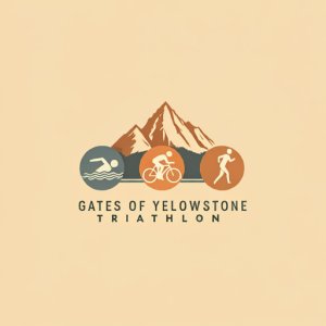 Gates Of Yellowstone Triathlon Logo