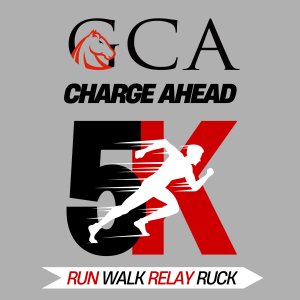 GCA Charge Ahead 5K and Relay/Ruck Logo