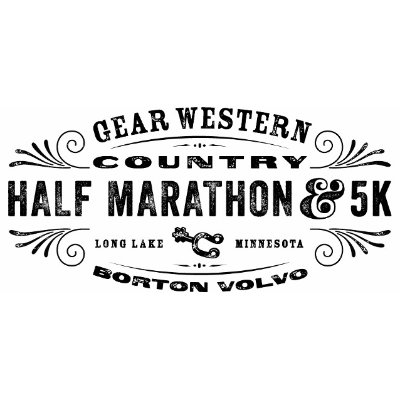 Gear Western Country Half Marathon and Borton Volvo 5k Logo