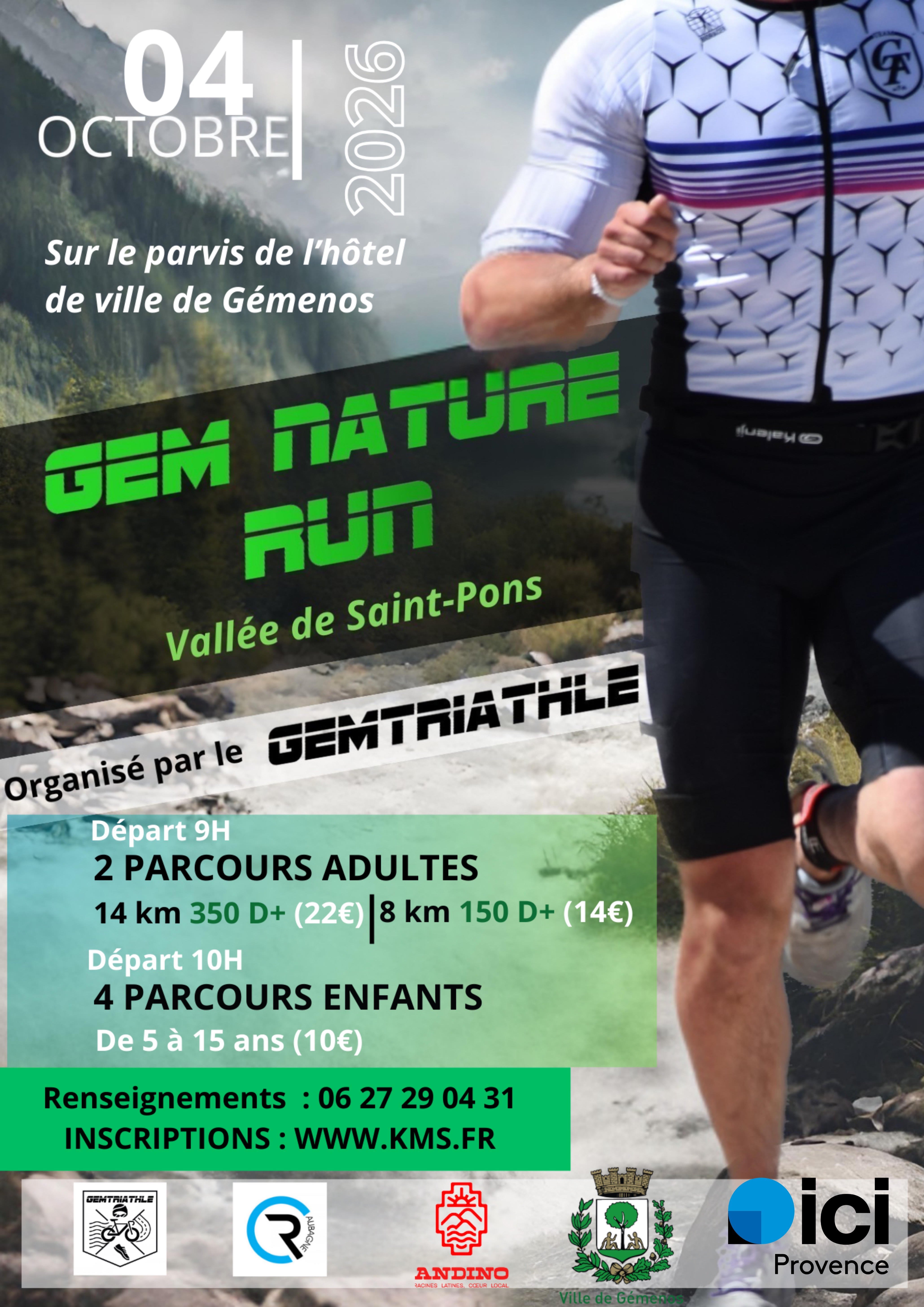 GEMNATURE RUN Logo