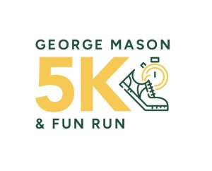 George Mason 5K and Fun Run Logo