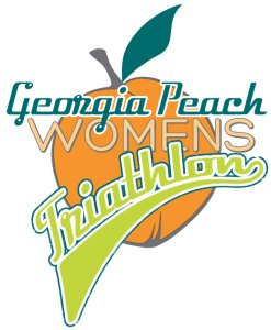Georgia Peach Women's Sprint Triathlon Logo