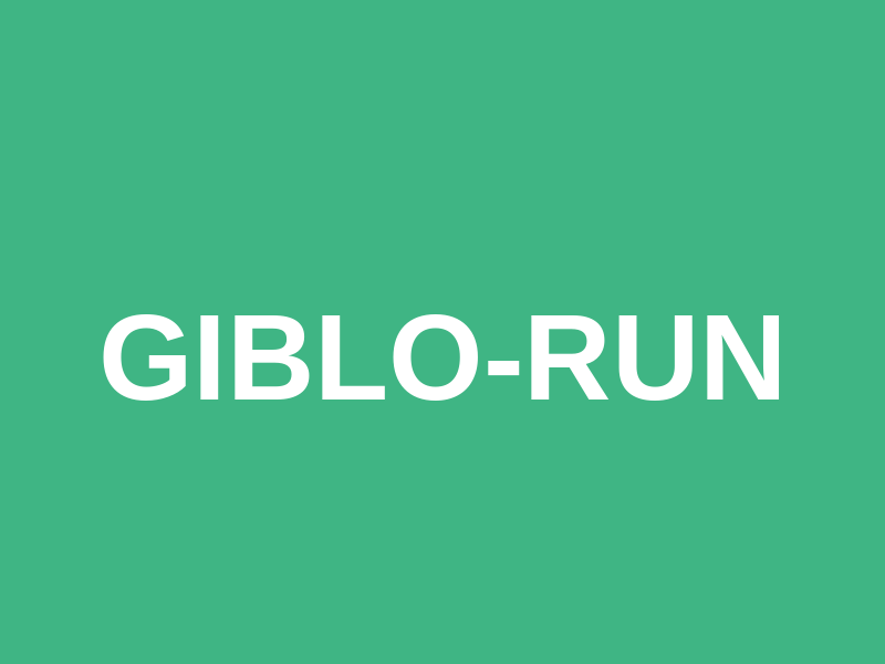 Giblo-run Logo